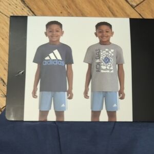 NEW Adidas Kids' 3 Pack tshirts & Shorts *BINL